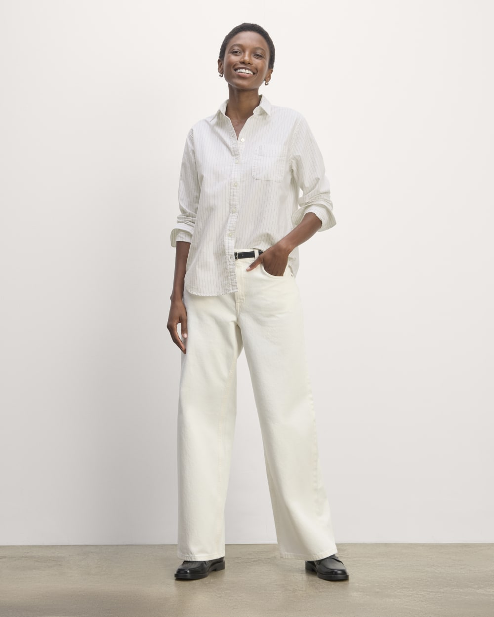 epa／half oxford shirt\"WHT\" Port Authority SuperPro Oxford Shirt | Product | Port Authority