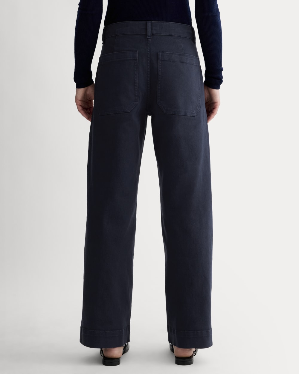 The Utility Wide-Leg Pant | Navy – Everlane