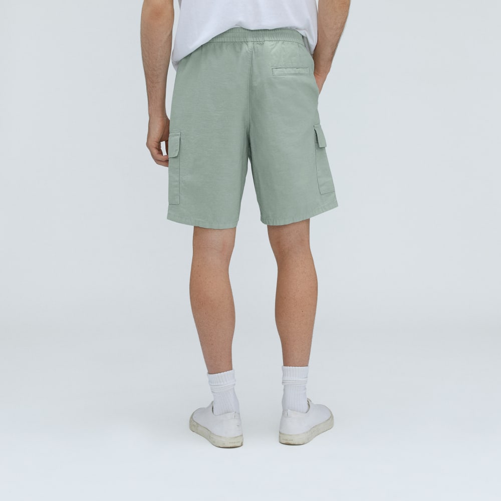 mens-cotton-linen-short-white-sage