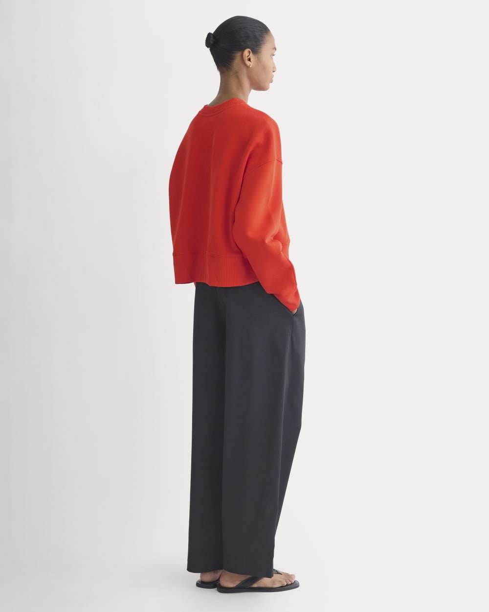 womens-luxe-fleece-sweatshirt-fiery-red