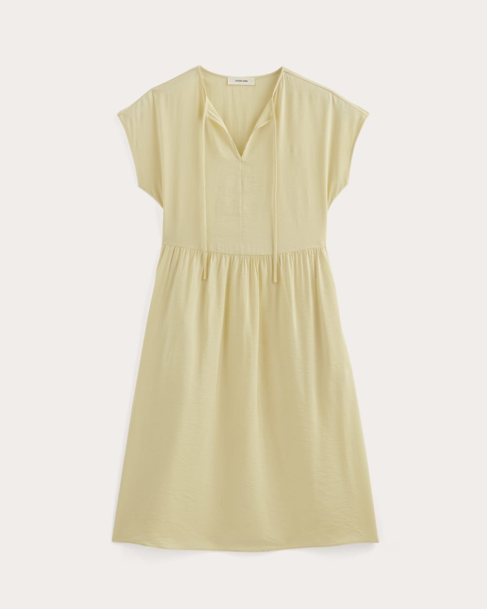 banana midi dress Everlane Midi Dress, SoftLuxe, Banana Crepe, Size Small, Viscose