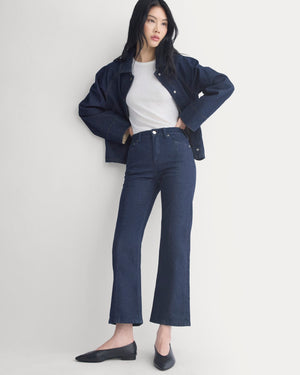 High-Rise Kick Flare Jean | Tungsten Rinse