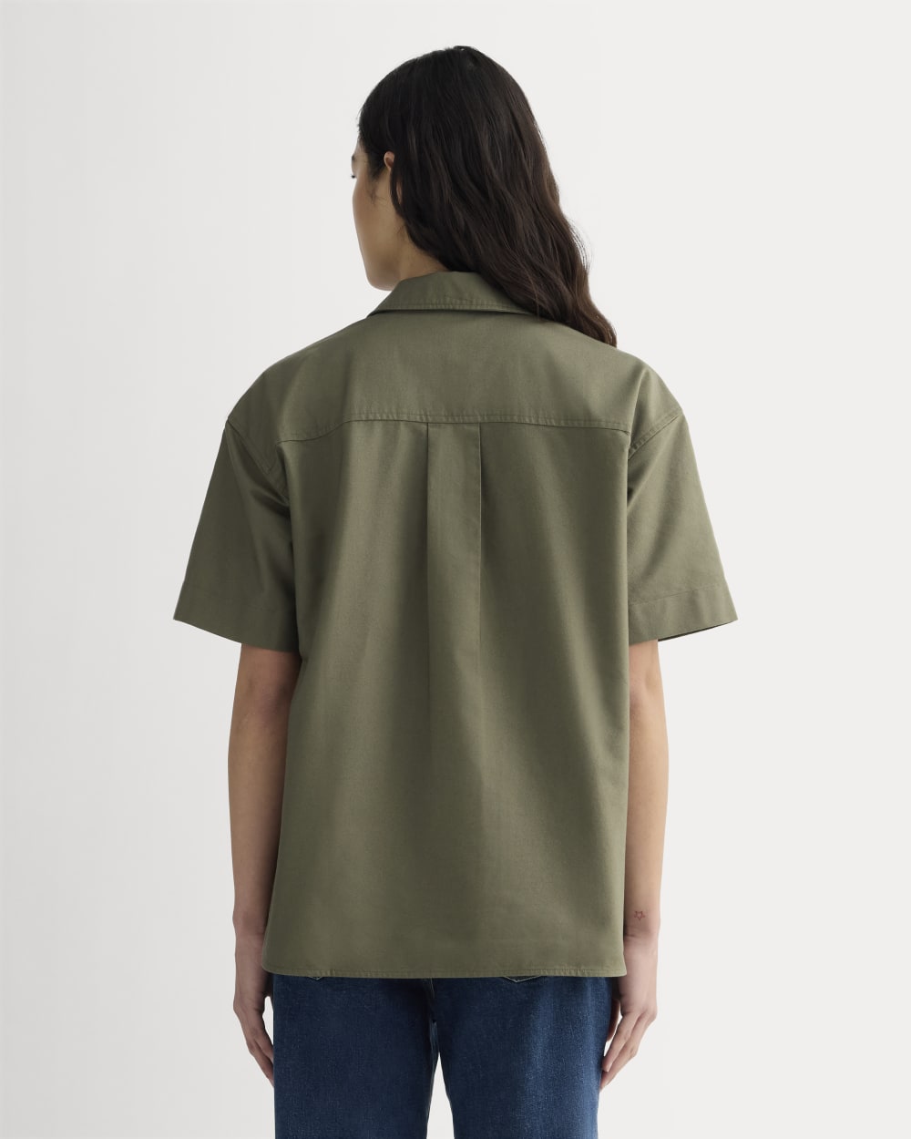 あやけん☆yonfa boxy slit shirt コットン Floral Boxy Linen Camp Shirt