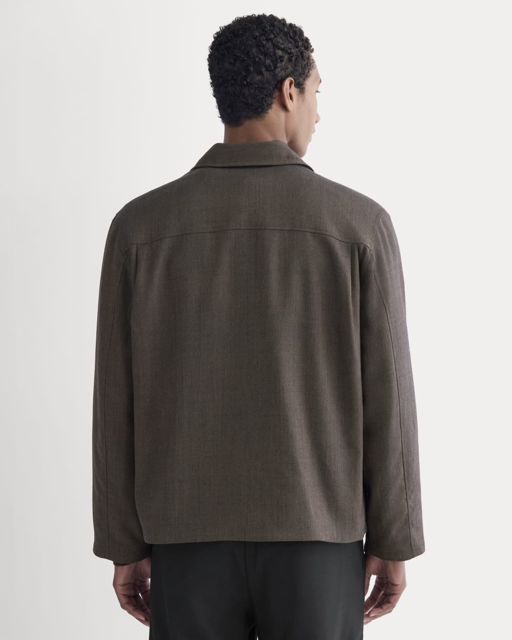 Tailored Zip Jacket | Heathered Fudge – Everlane