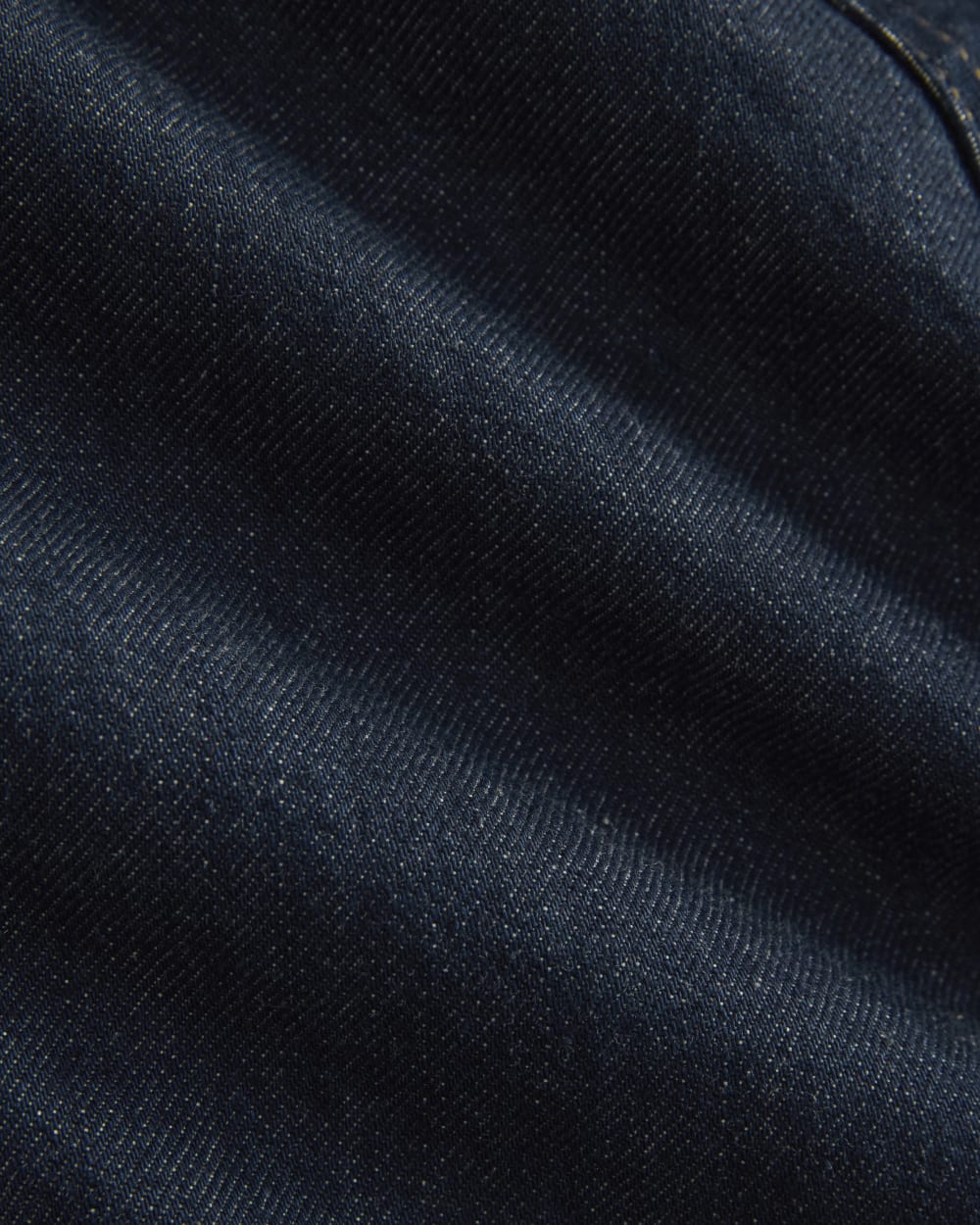 cropped jacket over fitted indigo knee length dress Everlane Cropped Denim Jacket In Garment-Dyed Indigo, Size Medium