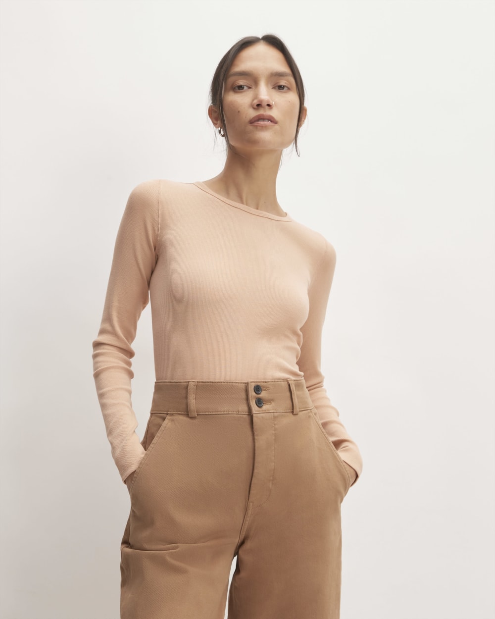 womens-supima-rib-long-sleeve-crew-blush-pink | primary