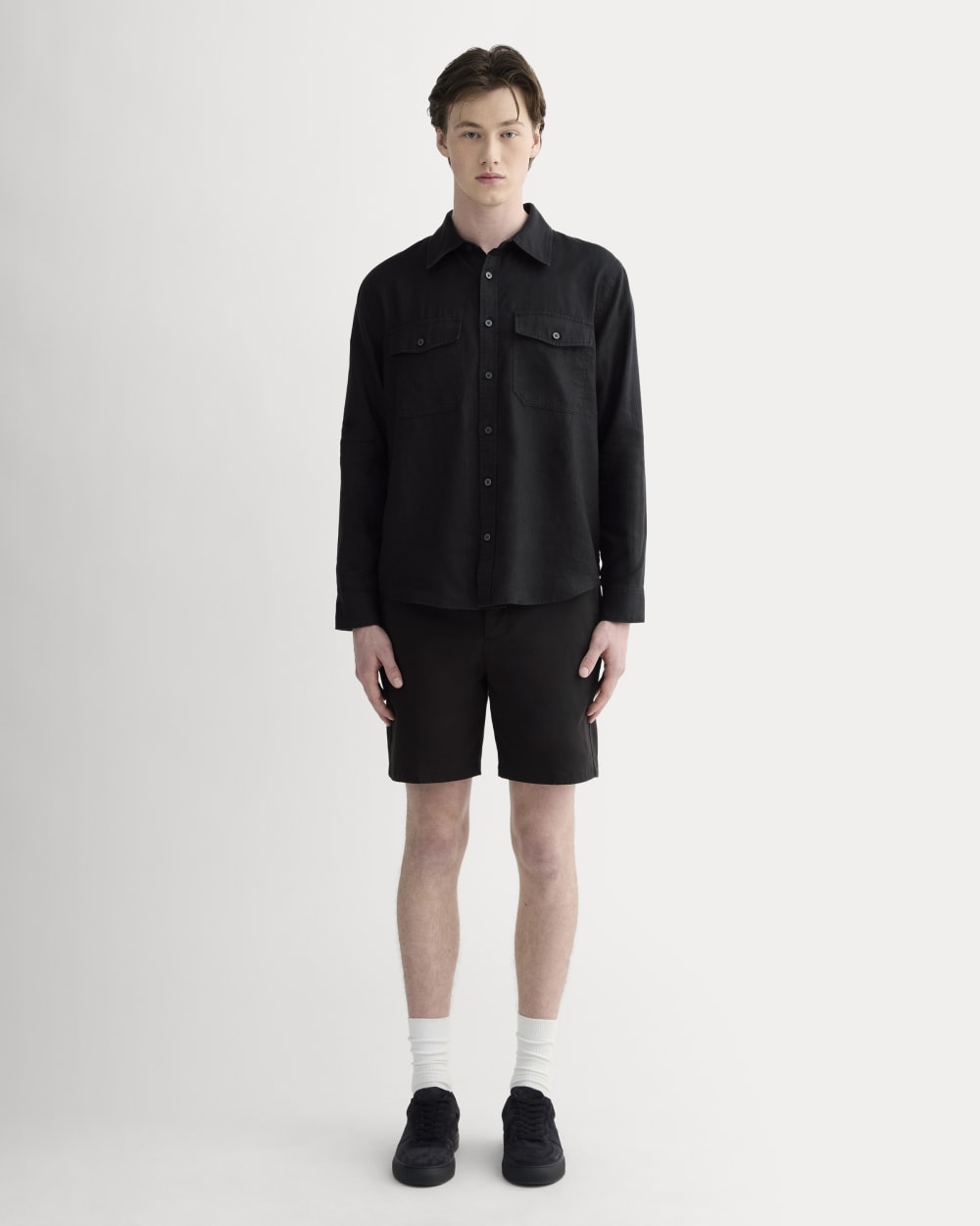 ANDWANG Tiered Check Shorts blackブラック M Alexander Wang logo-waistband Safari Shorts | Black | FARFETCH CA