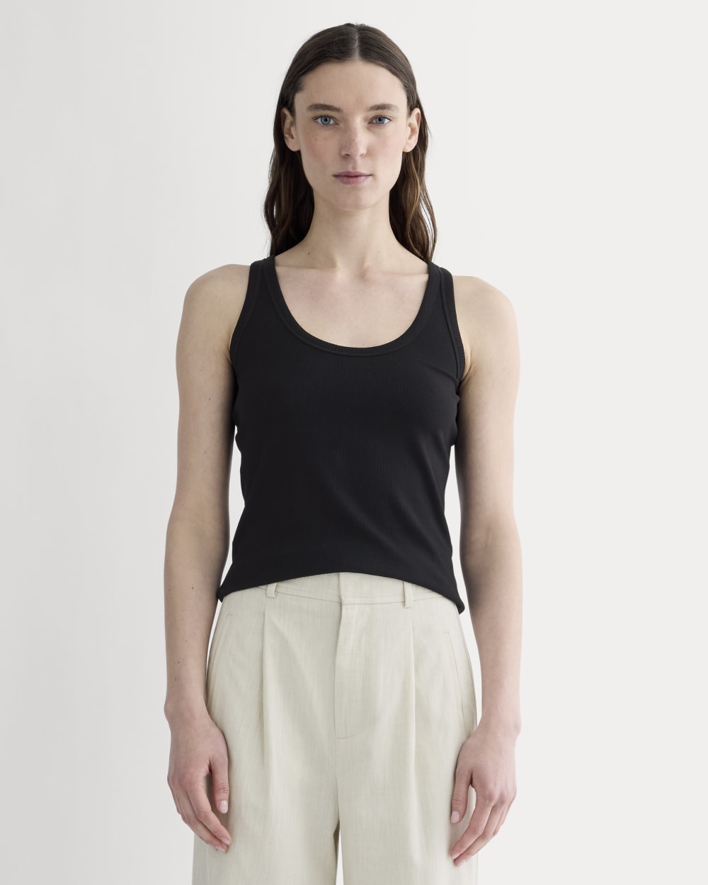 The Shimmy Scoop-Neck Tank