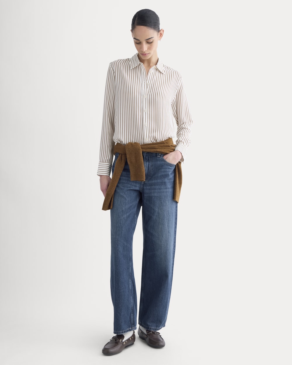 womens-clean-silk-relaxed-shirt-bone-toffee-stripe