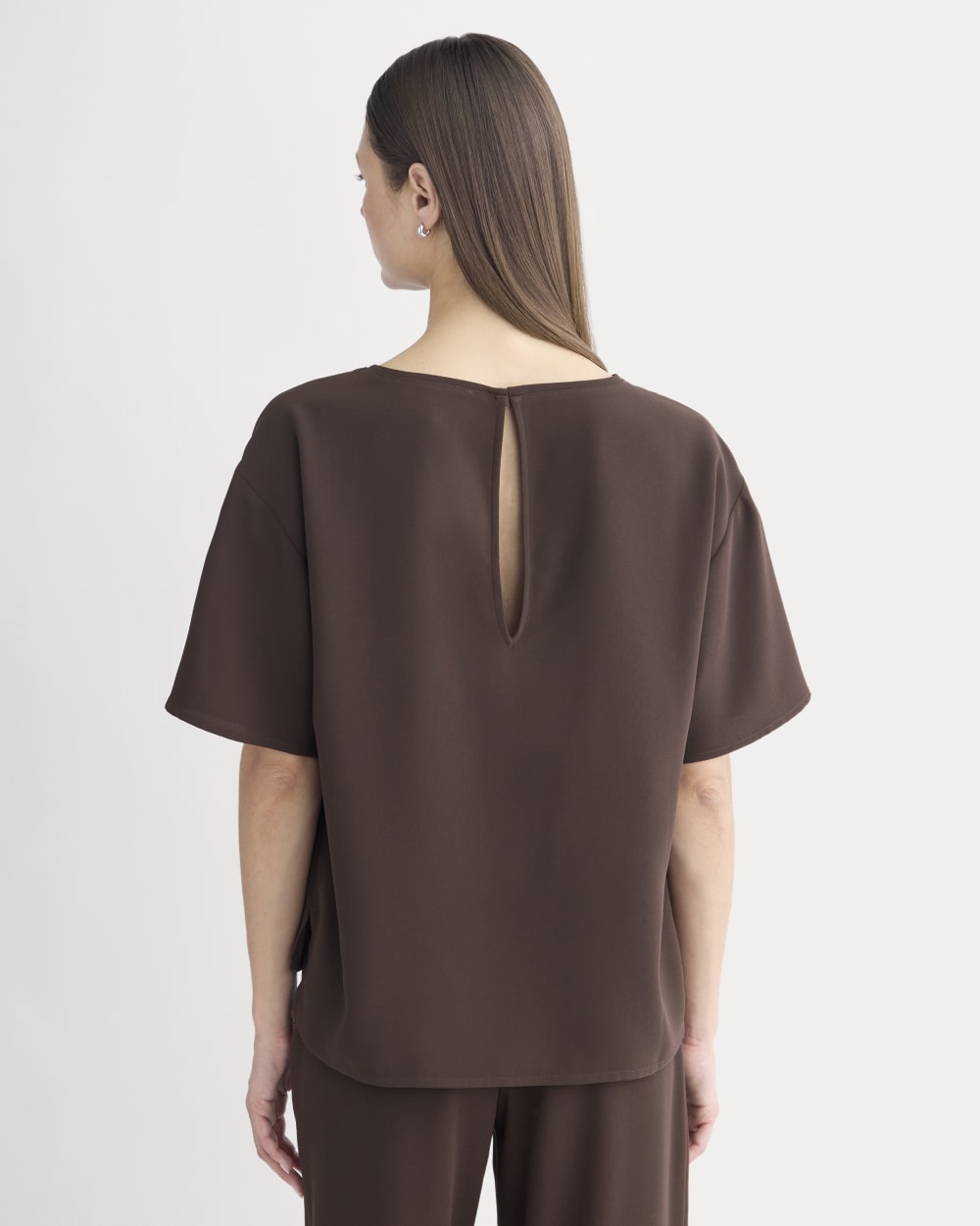 womens-drapey-crepe-top-dark-choccolate