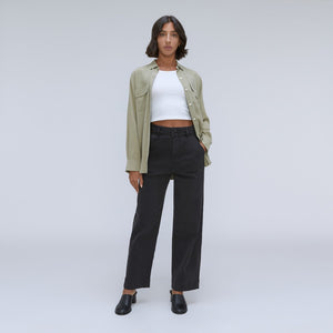The Organic Wide-Leg Pant | Black