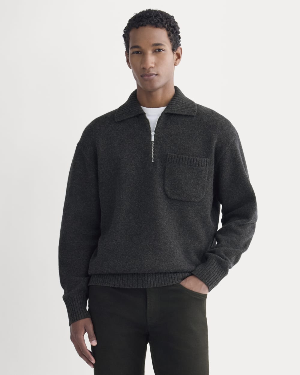 Luxe Merino Quarter-Zip Pullover