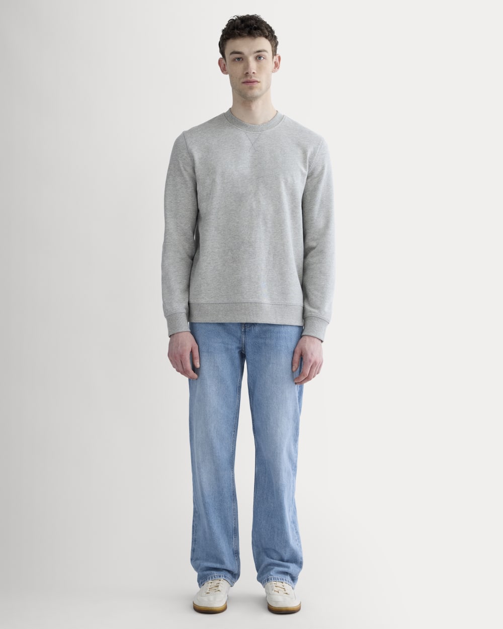 The Off-Duty Terry Crew | Heathered Grey – Everlane