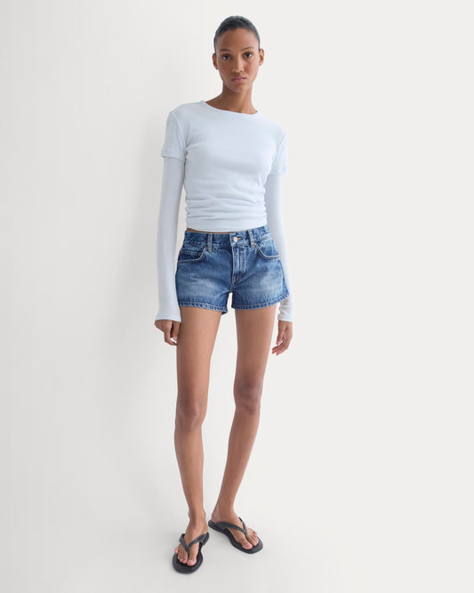 womens-everlane-ebdenim-pacific-short-blue-bird-indigo | primary