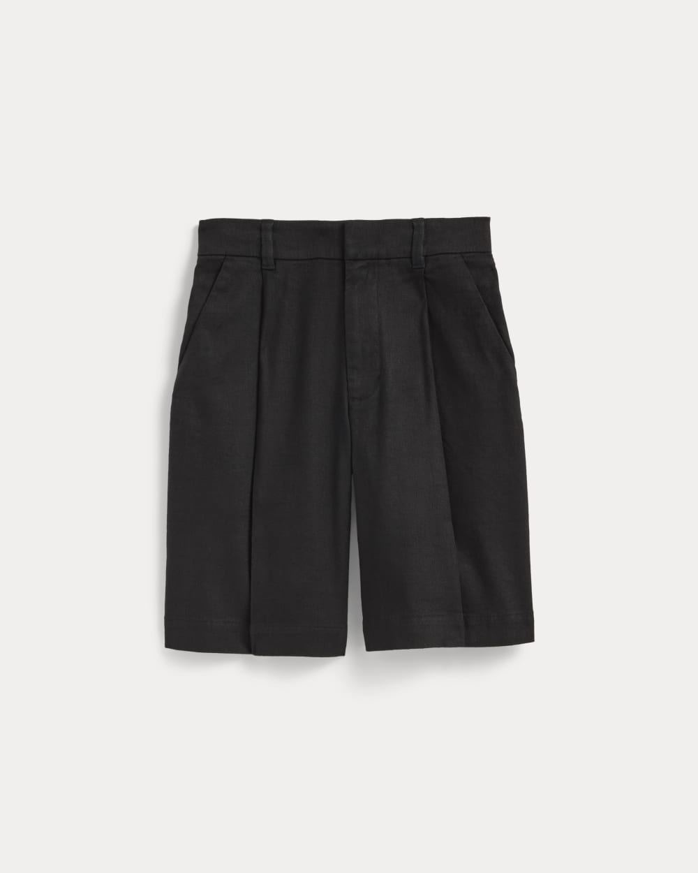 8ヤーズ♪ Pleated Shorts [Women’s] ブラック M 1 ] Pleated Shorts in Black Hammered Silk – The Array