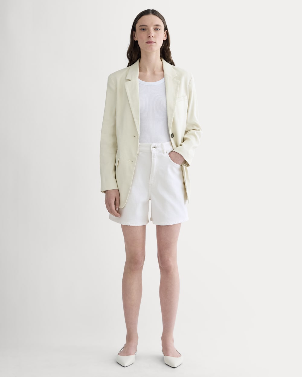 The A-Line Denim Short