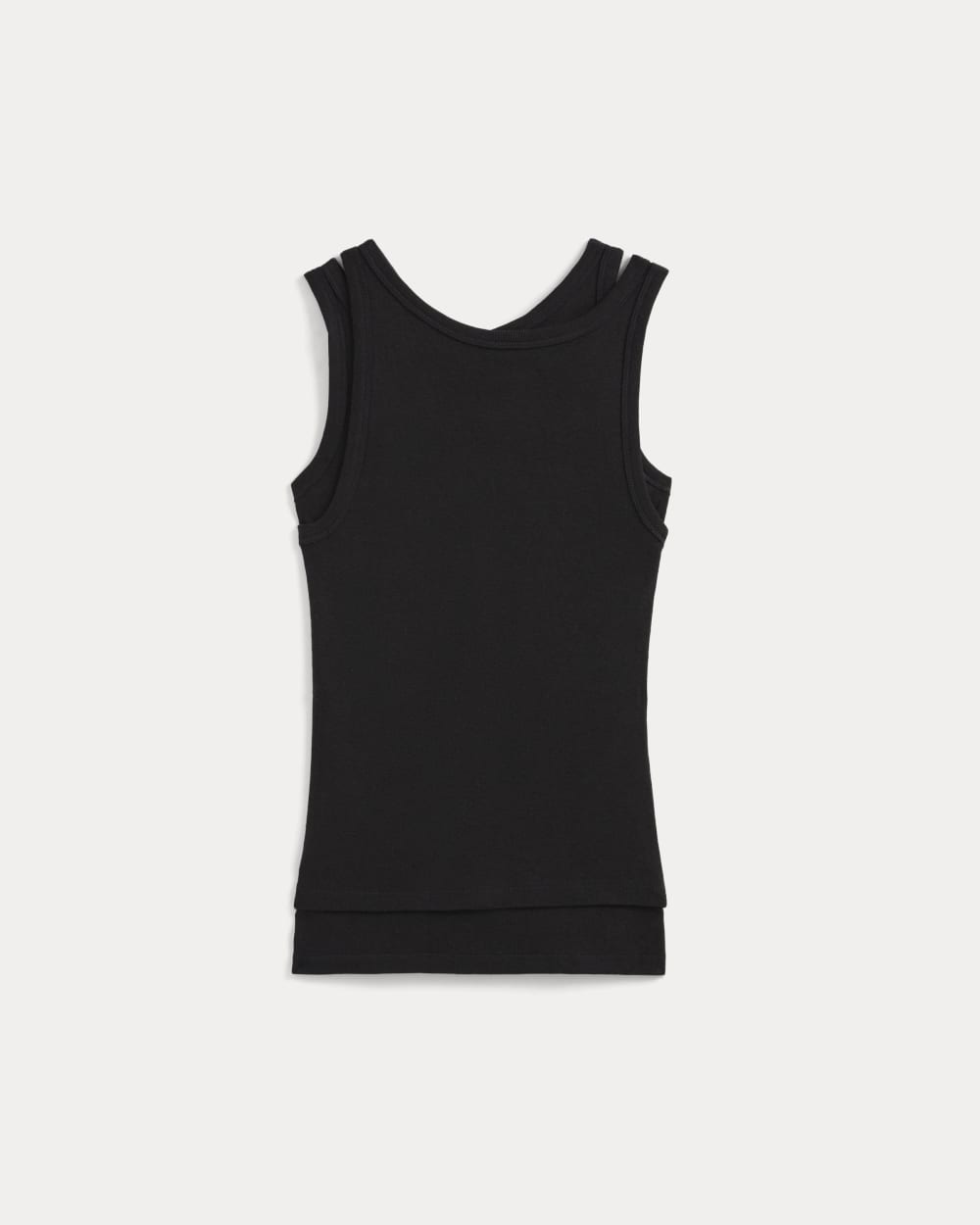 womens-tissue-layered-tank-black | alt