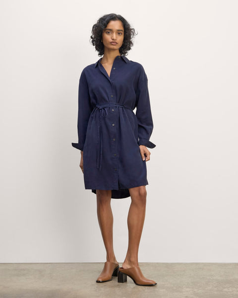 The Must-Have Shirtdress in Butterlite | Navy – Everlane
