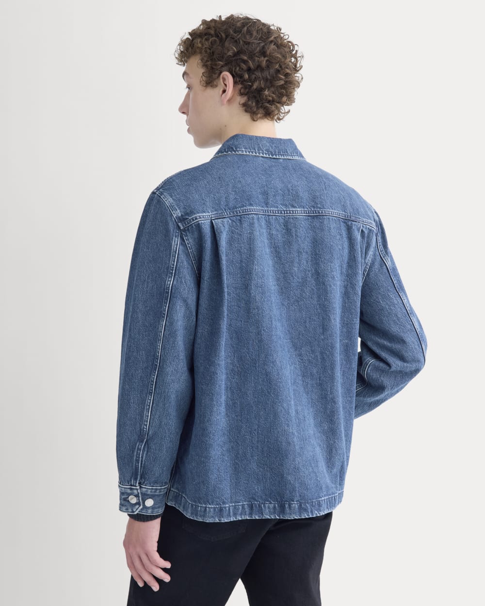 Dec Shacket Denim Shacket | Deep Atlantic – Everlane