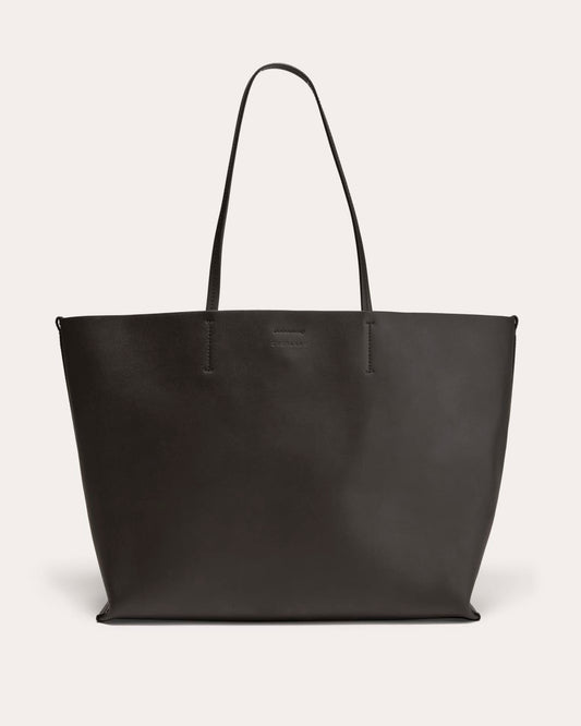 womens-luxe-italian-leather-tote-black | primary