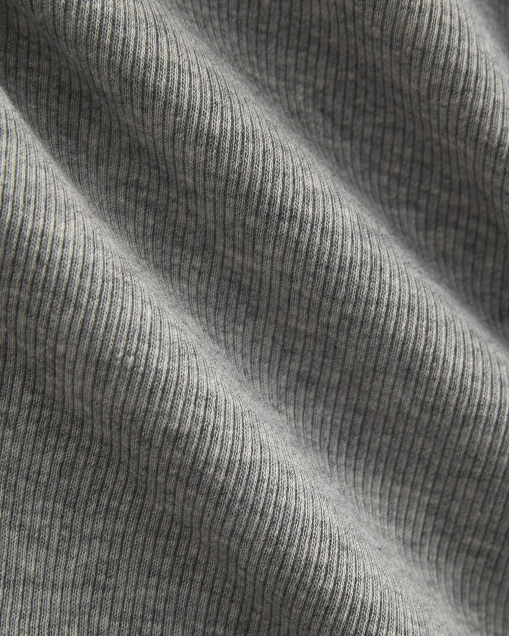 Luxe Rib Button-Up Top | Heathered Light Grey – Everlane