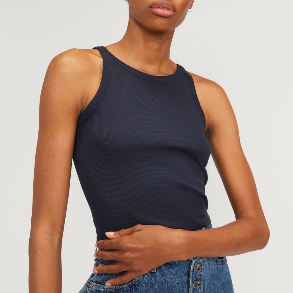 womens-cropped-supima-rib-tank-navy