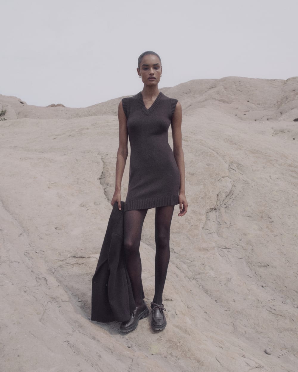womens-sweater-mini-dress-in-luxe-merino-coffee-bean | editorial