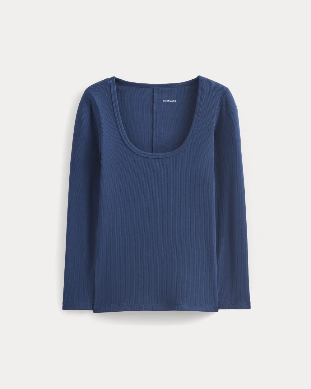 womens-luxe-rib-deep-u-neck-top-estate-blue | alt