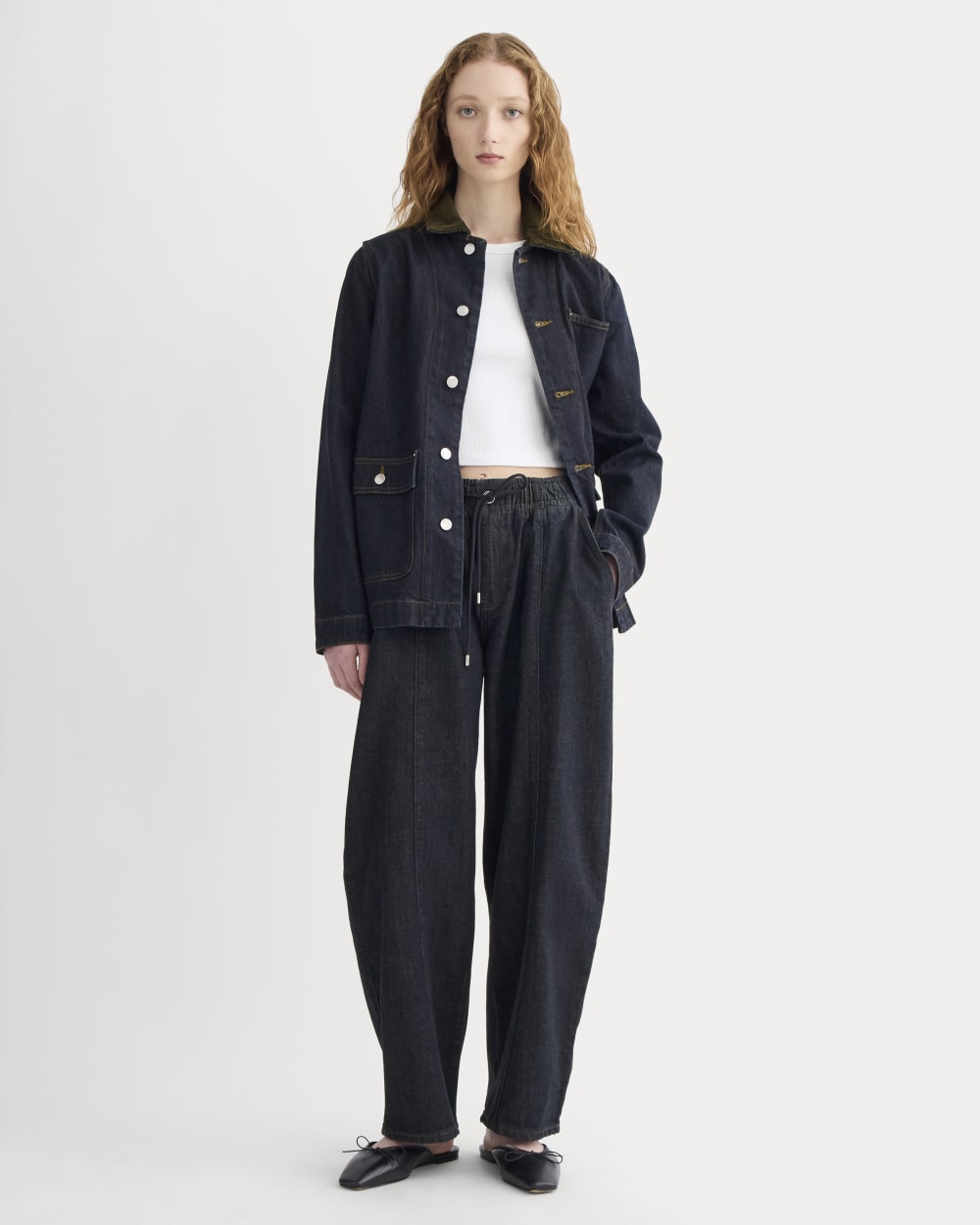 womens-drawstring-baggy-jean-dark-indigo | primary