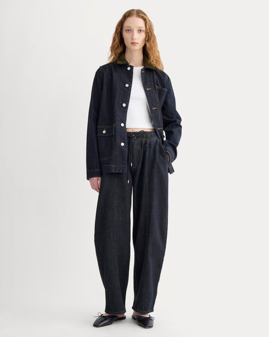 womens-drawstring-baggy-jean-dark-indigo | primary