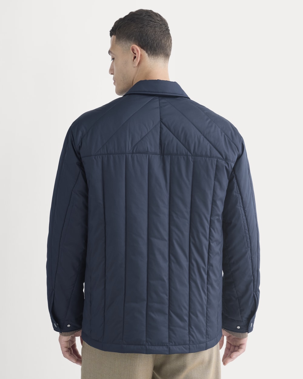 ReNew Vertical-Quilted Jacket | Navy – Everlane