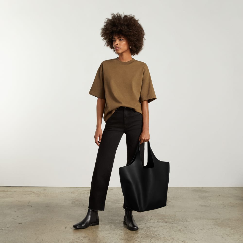 womens-cactus-triangle-tote-black