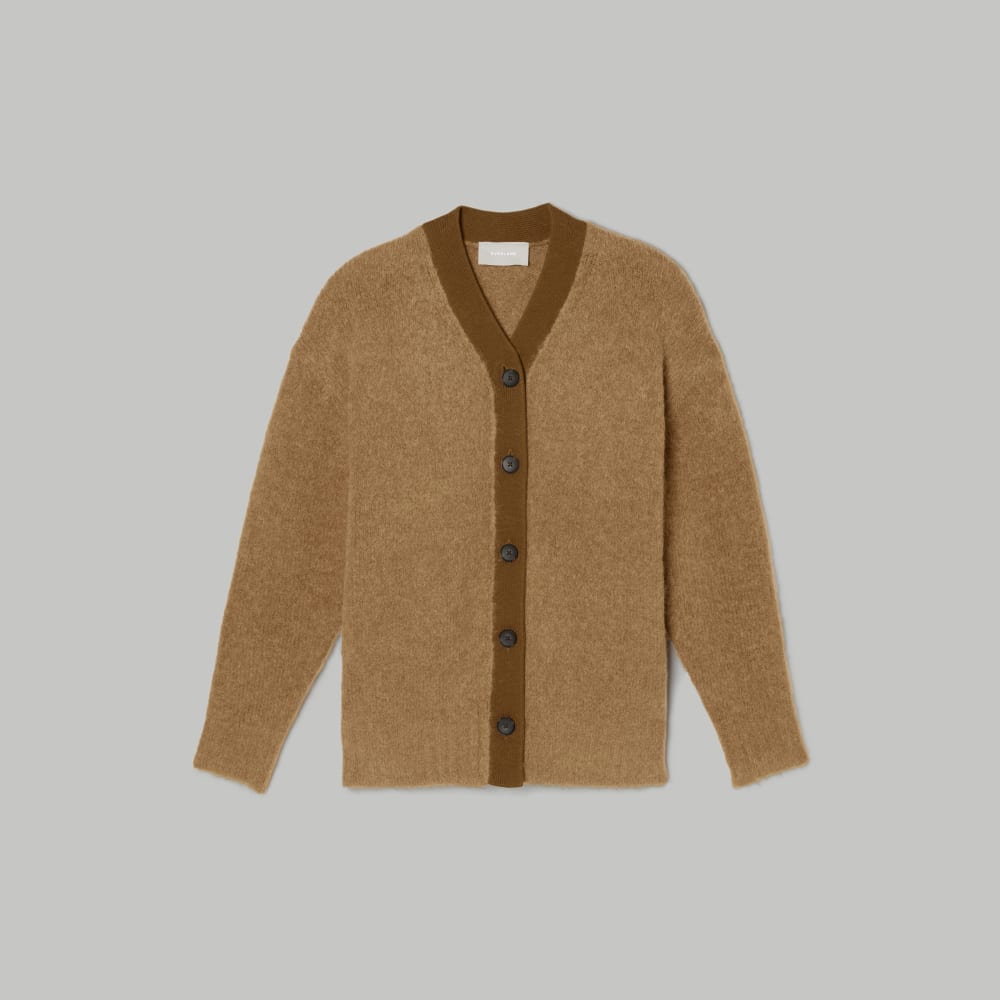 The SuperFuzz Alpaca Oversized Cardigan | Dijon – Everlane
