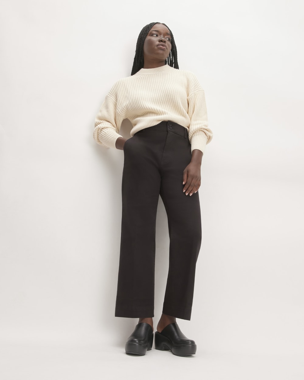 womens-organic-kick-flare-pant-black | primary