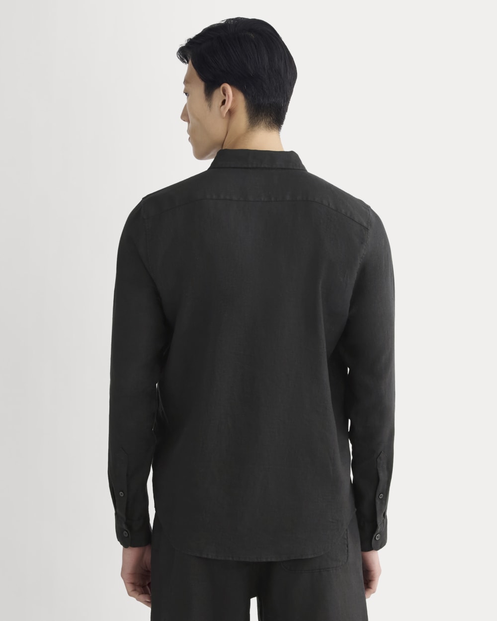 Everlane Men's Classic Shirt in Linen in Black, Size 2XL Everlane Men's Classic Shirt in Linen in Black, Size 2XL