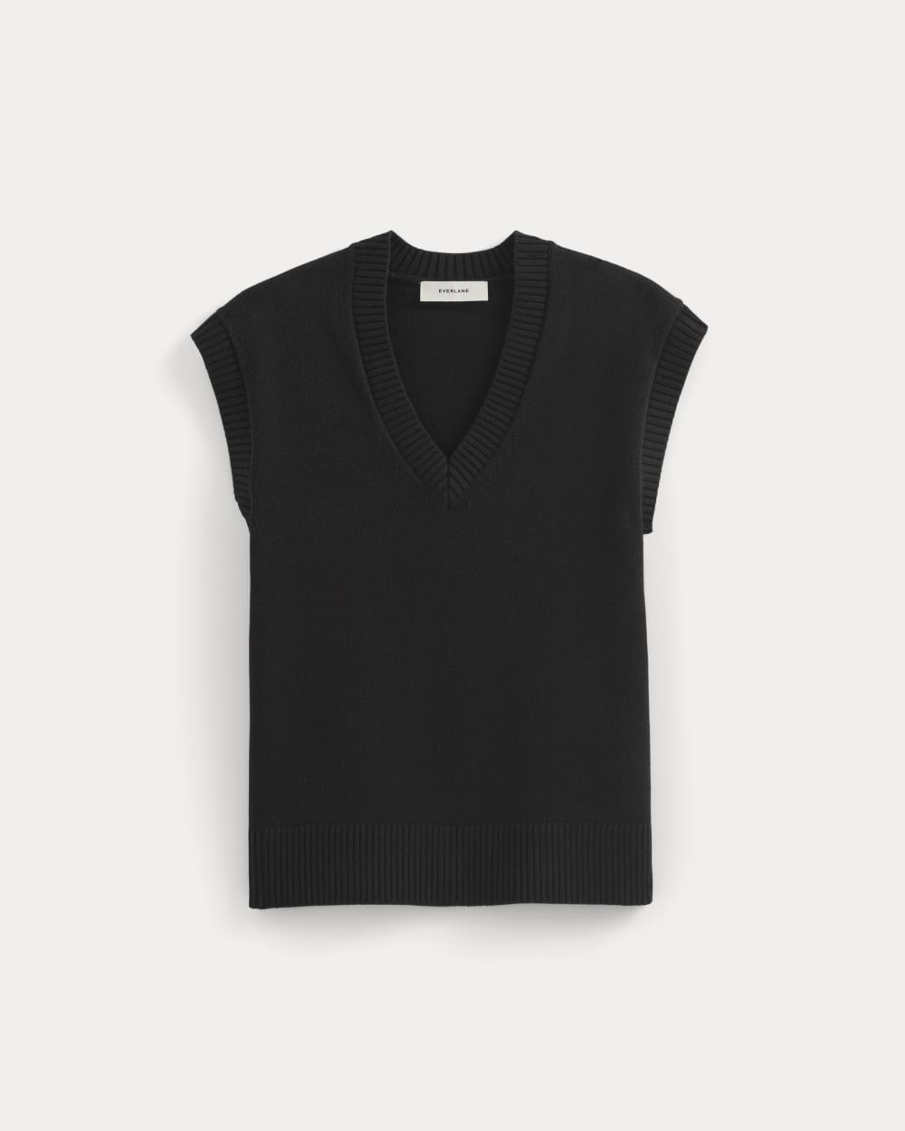 The Boxy Vest in Everyday Cotton | Black – Everlane