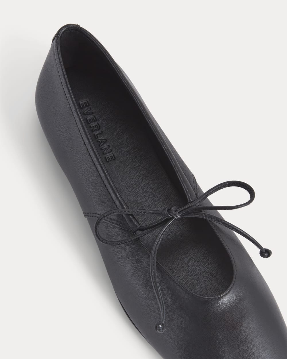 Leather Keyhole Flat | Black Everlane Leather Keyhole Flat | Black Everlane