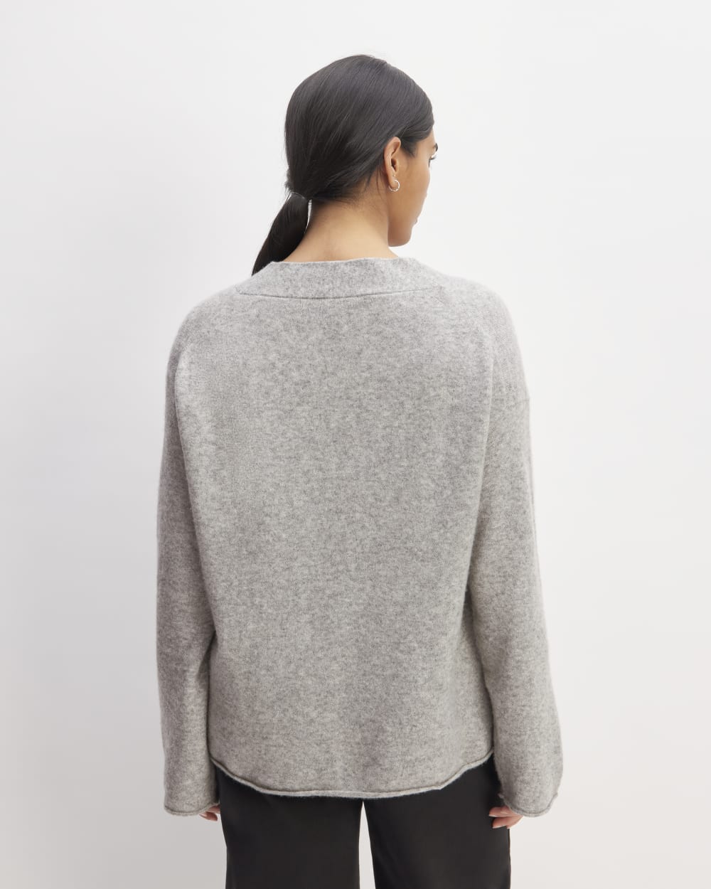 womens-cozy-stretch-v-neck-sweater-heathered-grey