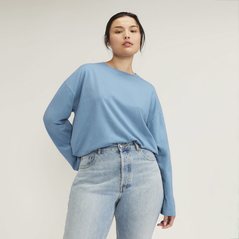 womens-organic-ctn-relaxed-ls-tee-heritage-blue | primary