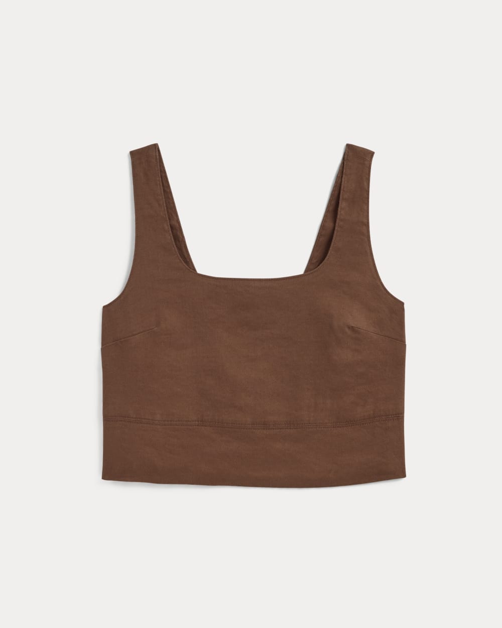 womens-square-tank-in-stretch-linen-cedarwood | alt