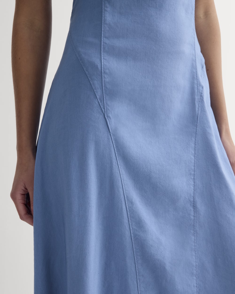 womens-seamed-dress-stretch-linen-bluebell