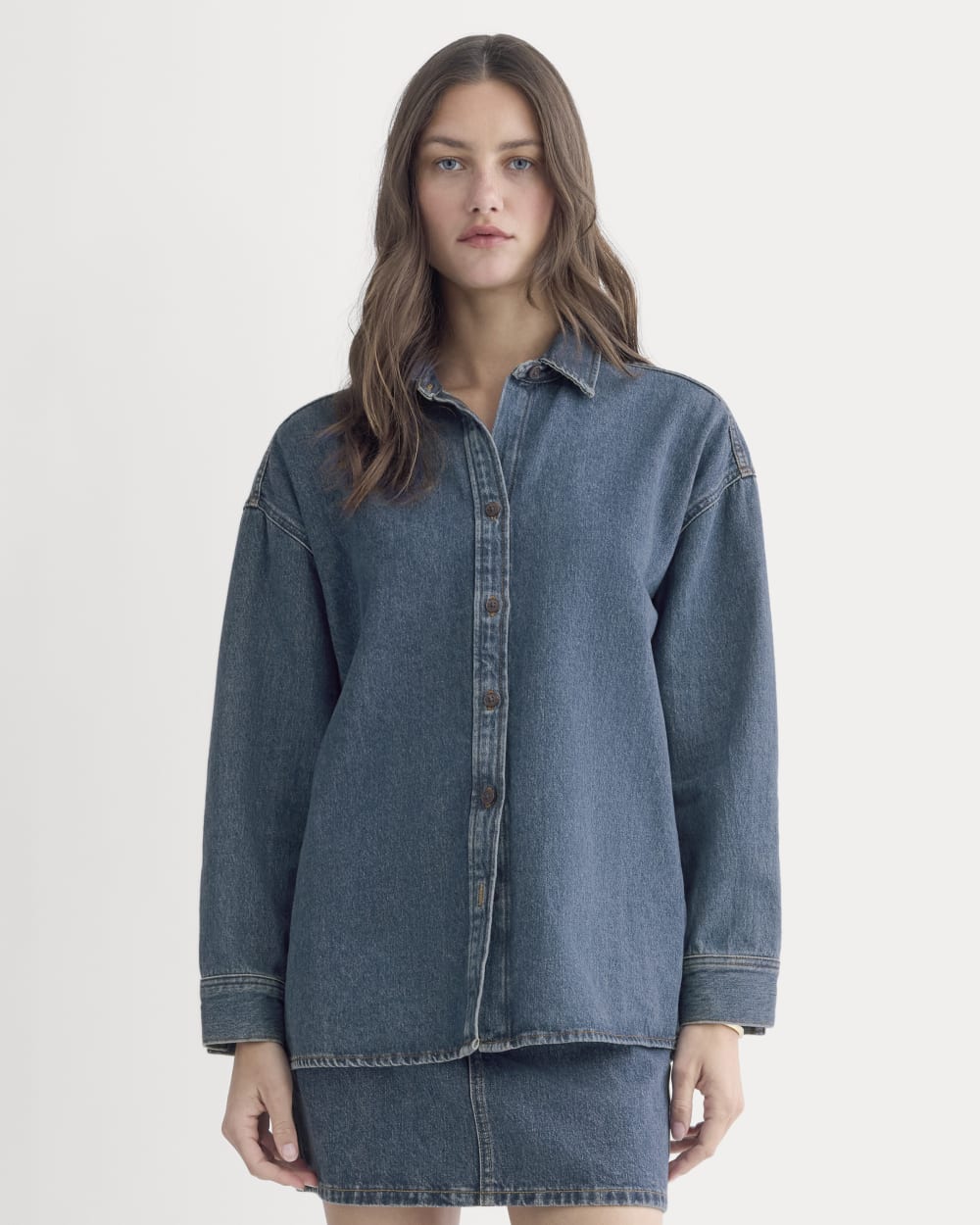 The Oversized Denim Shirt