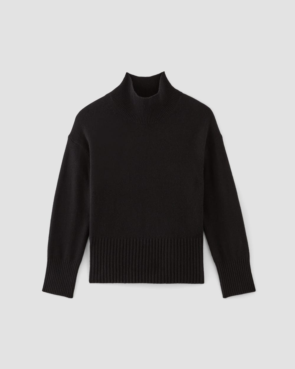 womens-recashmere-oversized-turtleneck-black | alt