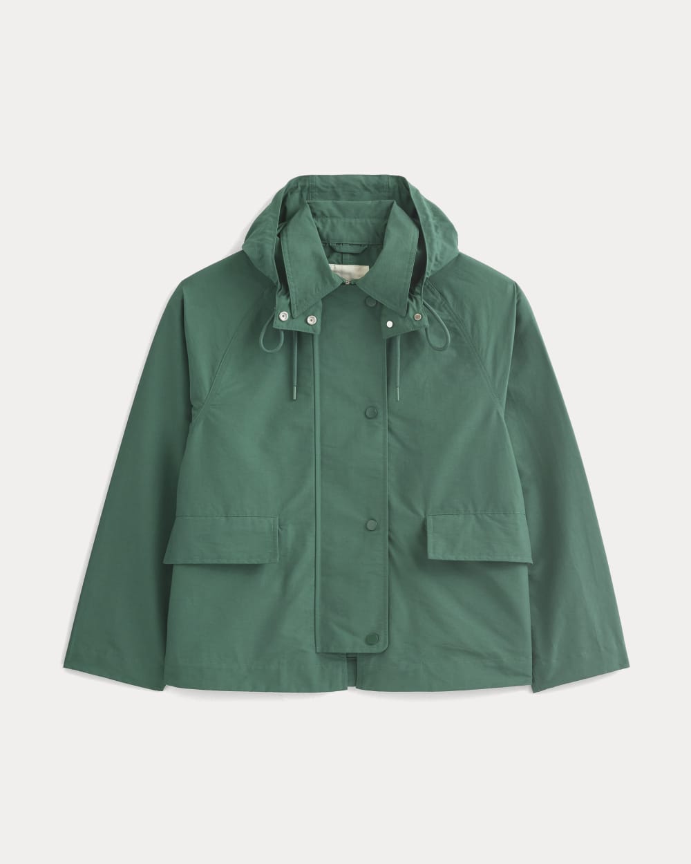womens-short-anorak-hunter-green | alt