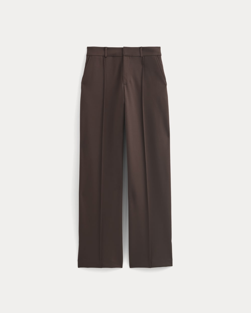 Ponte Wide-Leg Trouser | Dark Chocolate – Everlane