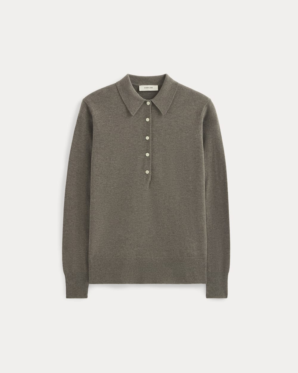 womens-oversized-polo-sweater-merino-heather-ash-taupe | alt