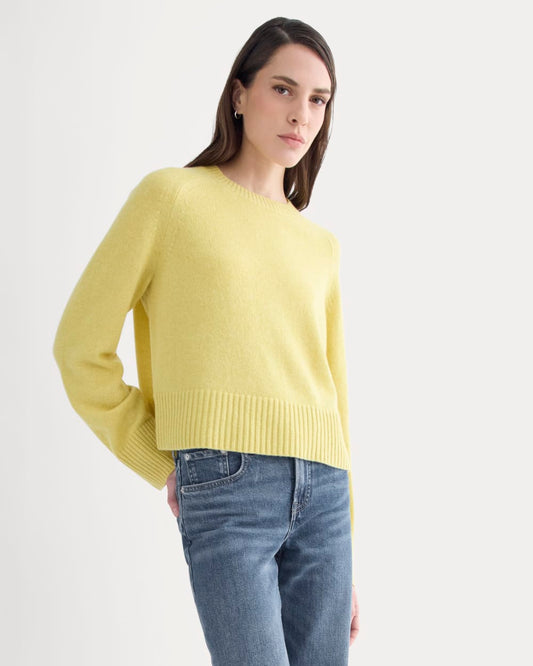 womens-cashmere-boxy-crew-sweater-double-cream-heather | primary