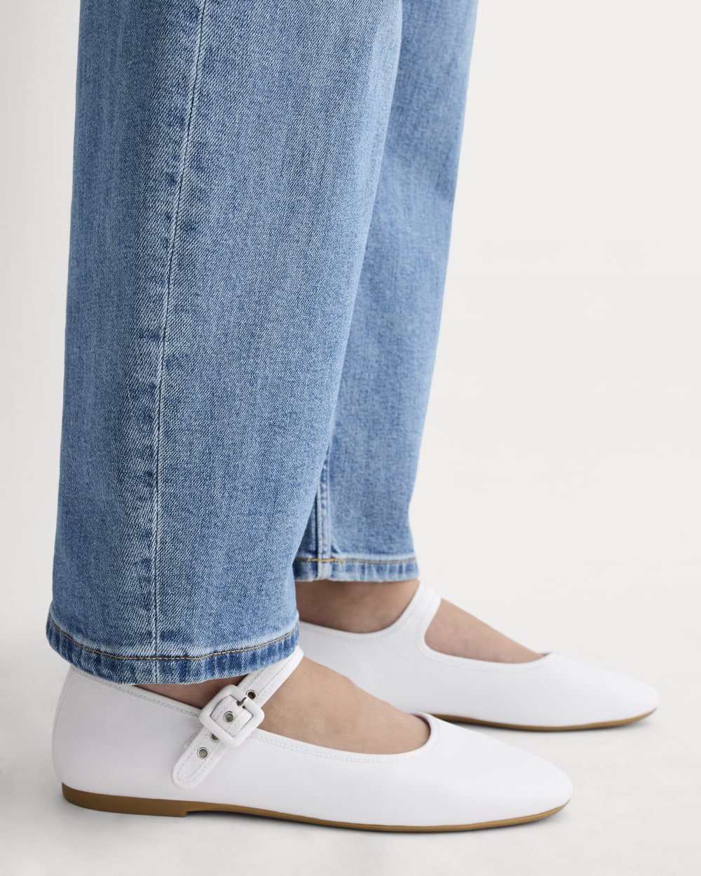 The Day Buckle Mary Jane | White Everlane The Day Buckle Mary Jane | White Everlane