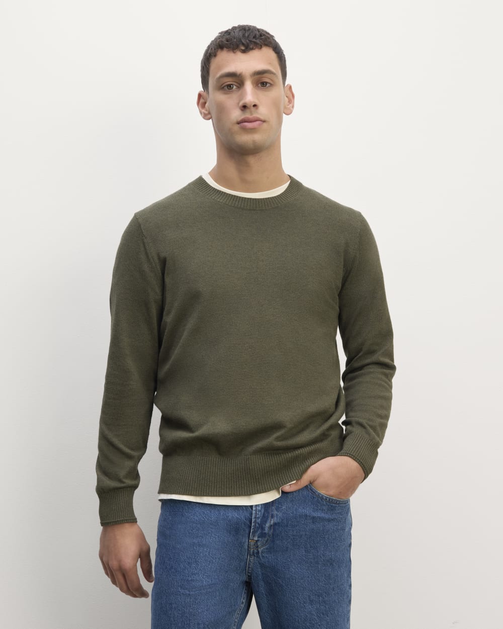 mens-no-sweat-cotton-sweater-heather-beech | primary