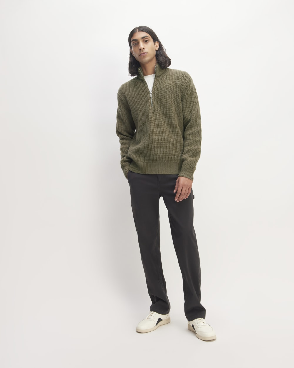 The Felted Merino Half-Zip Sweater | Kalamata – Everlane